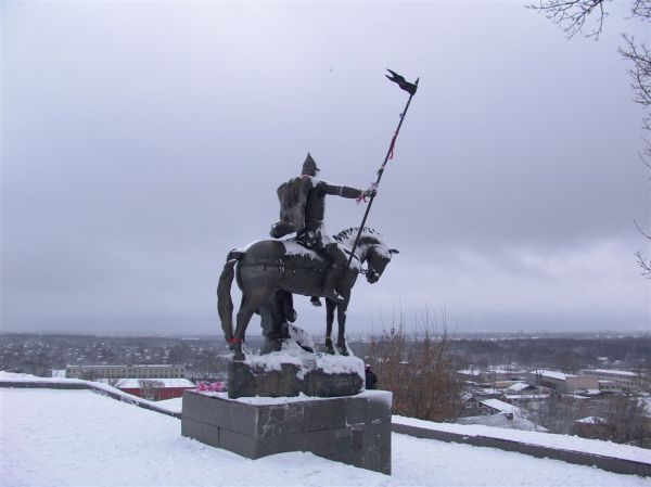 Памятник на покровской горе (Пересвет унд баян)