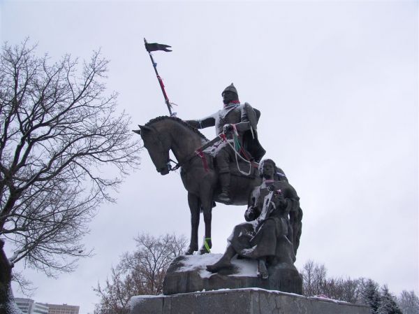 Памятник на покровской горе (Пересвет унд баян)